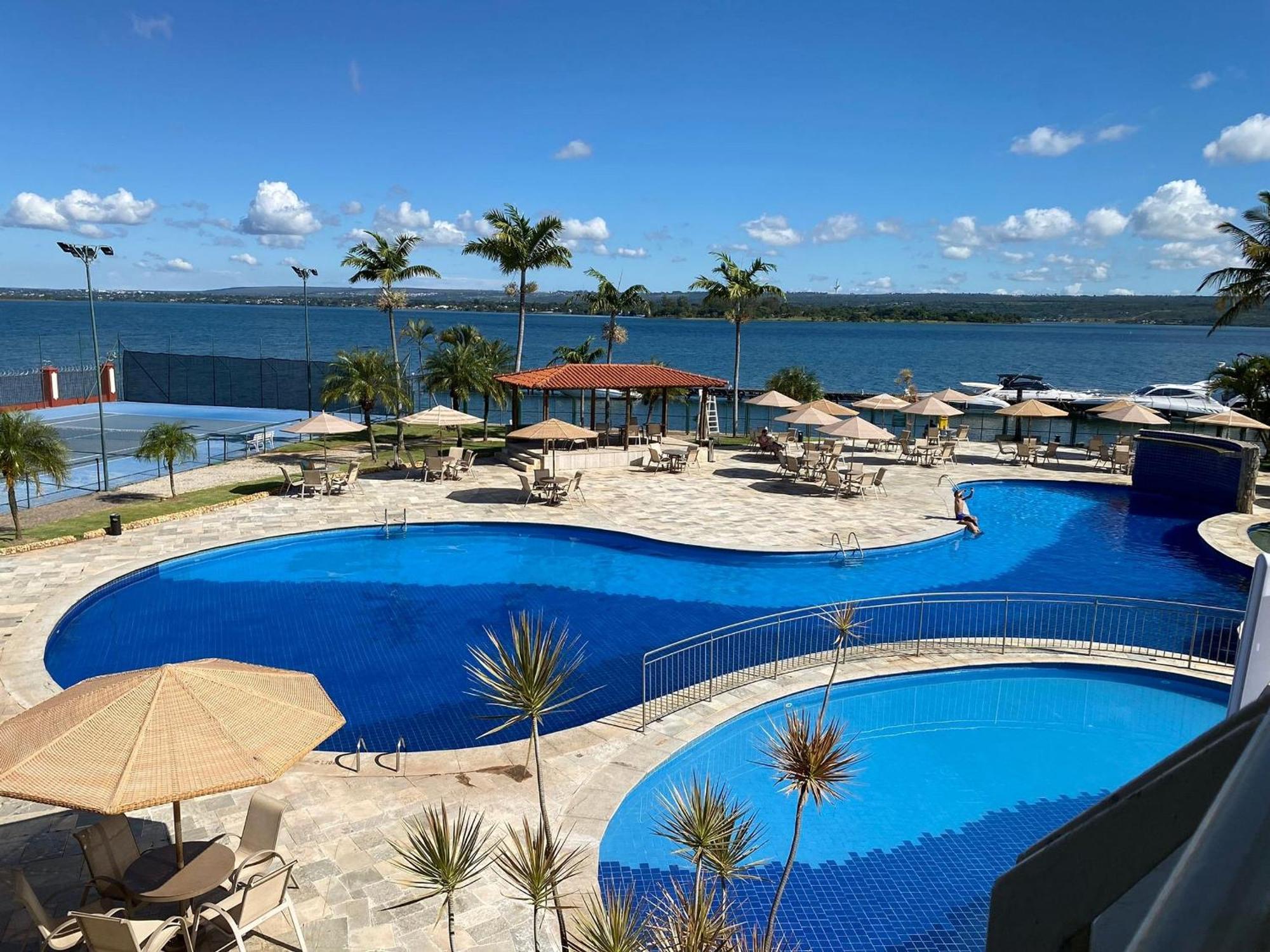 Flat 430 Lindo Com Vista Para O Lago Бразилия Екстериор снимка